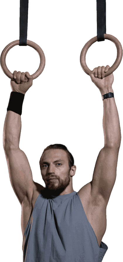 Muscls antrenman alanında hazırlık yapan sporcu – çağrı alanı görseli