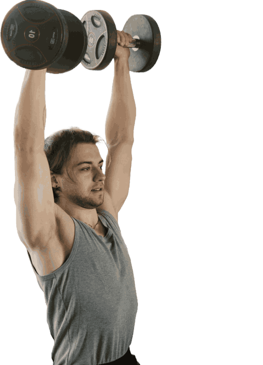 Muscls sporcuları ekip halinde antrenman yaparken